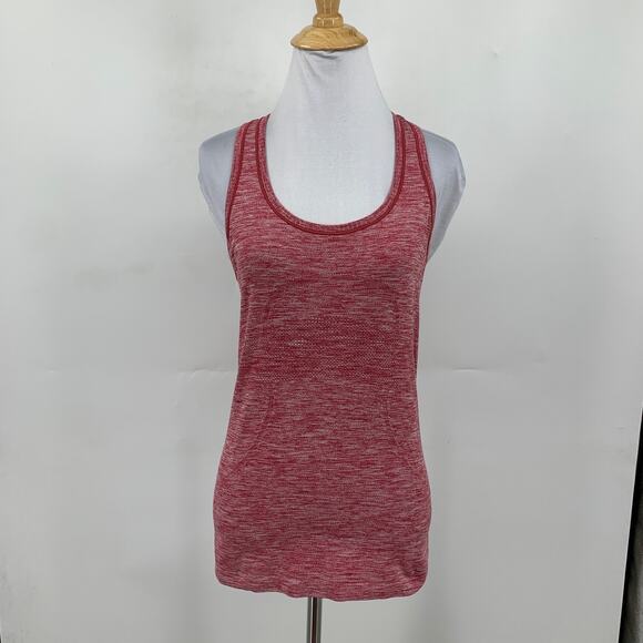 Lululemon Tank Top Womens 6 Cardinal Ash Swiftly Tech Racerback Workout Vented - Picture 2 of 10